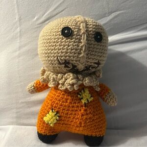 Trick or Treat Sam hand crochet 10 inc tall